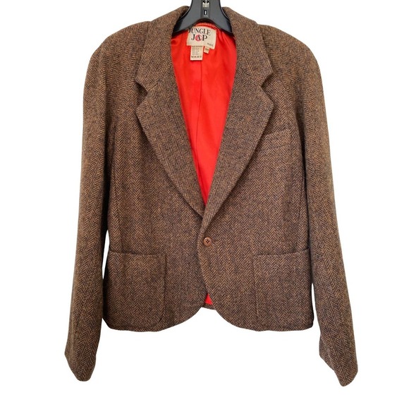 Jungle Jap Jackets & Blazers - 𝅺Jungle Jap Vintage Wool Blazer